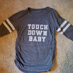 Motherhood Maternity football top